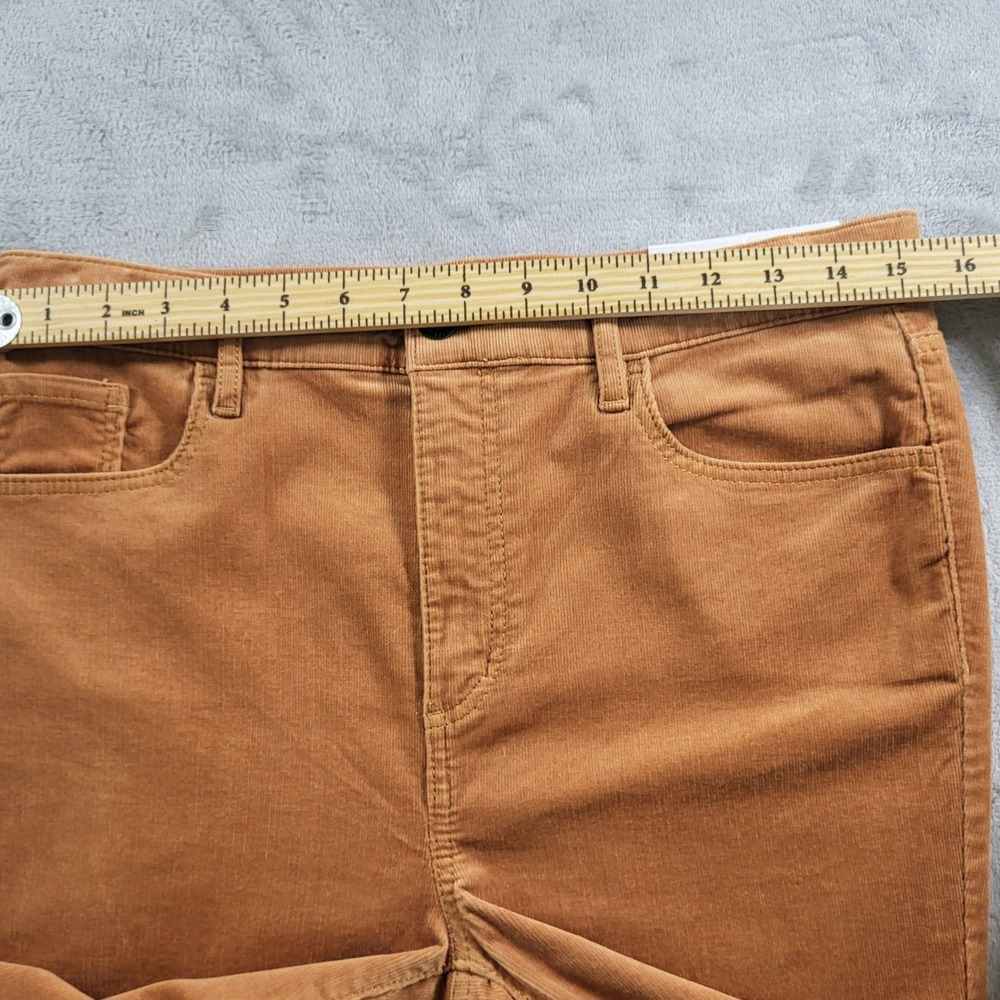 LOFT Women 29/8 Petite Ins Corduroy High Waist Skinny Pants Camel - Pumpkin Fall - Picture 7 of 13